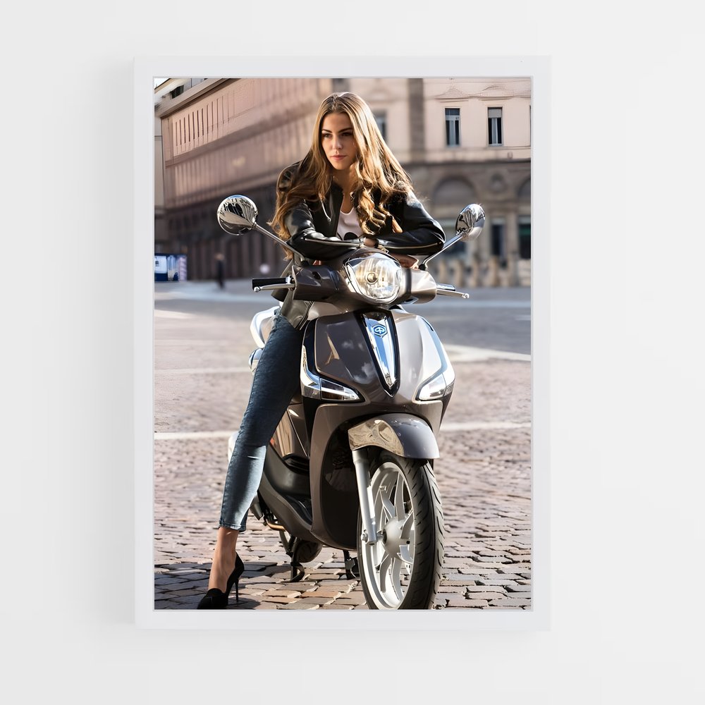 Poster Serenity dans le Chaos – affiche Piaggio (vue 3)
